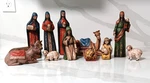 Vintage Southern Living Home Santos Nativity Set Christmas Complete. Fixed Price $150.00.