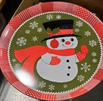 Hallmark Vintage Happy The Snowman Metal 14 Inch Serving Tray. Fixed Price $15.30.