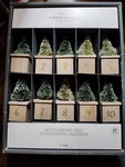 Threshold Bottle Brush Tree Countdown Calendar Advent Pine Wood Boxes Christmas. Fixed Price $12.00.