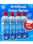Santa Snow Spray Cans Artificial Frost For Windows & X-mas Tree Decor 4-PACK. Fixed Price $24.99.