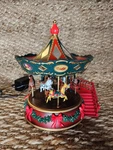 Vintage Maisto Holiday Christmas Merry Go Round Carousel Light Musical Animated. Fixed Price $37.99.