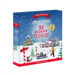 Advent Calendar - Christmas Town Fair 24 Puzzles Of 50 Pieces. Fixed Price $95.46.