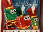 Preowned With Tags Veggietales Advent Calendar Cloth Countdown To Christmas. Fixed Price $25.99.