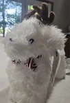 My Texas House Andy Dog 12 Christmas Holiday Toy Pillow Nwt. Fixed Price $12.99.