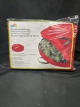 Honey Can Do SFT-01596 Wreath Storage Bag With Handles Zipper Red. Fixed Price $14.99.