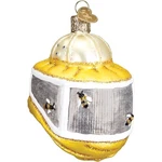 Old World Christmas Glass Blown Ornament For Tree, Beekeeper Hood. Fixed Price $16.17.