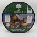 Holiday Time 500 Ct Multicolor Led Icicle Lights White Wire Christmas Decor New. Fixed Price $24.99.