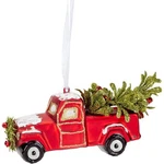 Ganz Glass Ornament For Christmas Tree, Vintage Holiday Truck. Fixed Price $19.33.
