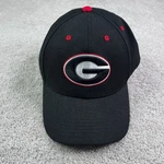 Georgia Bulldogs Hat Cap Fitted 7-7/8 Black Top Of The World Memory Wool. Fixed Price $18.95.