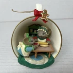 Enesco Cozy Cup Series "christmas Cookin" Mice Ornament Box Vtg 1989. Fixed Price $19.99.