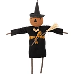 Country Fall Pumpkin Witch Figurine Doll Vintage Look Rustic By Pbk New. Fixed Price $25.99.