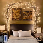 7.5FT Enchanted Tree With 144 Leds Remote Control Dim For Indoor Wall Decor Home. Fixed Price $19.31.