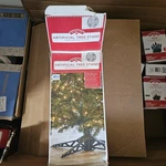 Holiday Time Green Plastic Christmas Tree Stand, 25.75 In Dia X 4.325. Fixed Price $10.00.