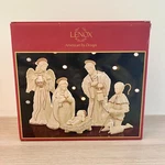 Lenox Innocence Nativity The Holy Family 6 Pc Set 24 Kt Gold Trim Jesus Mary New. Fixed Price $437.50.