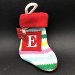 Wondershop Monogram Mini Letter Rainbow Christmas Stocking Initial Target Knit. Fixed Price $17.99.