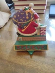Mary Engelbreit Cast Iron Christmas Stocking Holder "believe" Midwest Cannon Fal. Fixed Price $19.99.