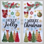 8 Sheets Christmas Window Clings Stickers Winter Snowflake Merry Tr.... Fixed Price $11.79.