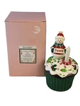Ganz Snowman Christmas Cupcake Trinket Box Light Peace With. Fixed Price $18.95.