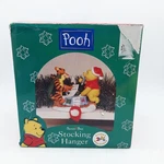 Santas Best Disney Christmas Stocking Hanger Winnie The Pooh & Tigger Box 1999. Fixed Price $39.77.