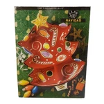 Clay Art Navidad Christmas Tree Chip Dip Appetizer Platter 2004. Fixed Price $39.99.