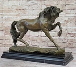 Bronze Horse Stallion Mustang Mare Bucking Statue Sculpture Art Home Yard Decor. Fixed Price $399.50.
