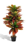 Goplus 40" Artificial Croton Palm Tree Faux Plant Pot Home Office Indoor Deco. Fixed Price $48.99.