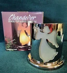 Silver Toned Christmas Angel Tea Light Colored. Fixed Price $9.69.