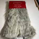 Wondershop Target Christmas Tree Skirt Faux Fur Gray Rustic Cabin Farmhouse Nwt. Fixed Price $29.25.