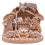 Hodao Christmas Nativity Sets Indoor Xmas Gingerbread Decoration Brown. Fixed Price $27.05.
