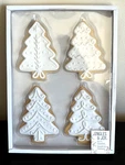 Nwt Jingles & Joy Christmas Frosted Gingerbread Tree Cookie Ornaments - Set Of 4. Fixed Price $32.95.