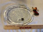 Mikasa Holiday Classic Oval Dish Angel Motif W/ Ornament. Fixed Price $20.00.