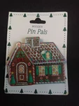 Vintage Ginger Bread House & Christmas Bear Wooden Pin Pals- Potpourri 1993. Fixed Price $14.99.