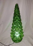 Mercury Glass Kaleidoscope Lighted Christmas Tree By Valerie 16 Green Gift. Fixed Price $84.99.
