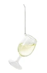 Ganz 3.75 Inch Cheer Donnay White Wine Glass Christmas Ornament. Fixed Price $19.50.