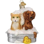 Old World Christmas Glass Blown Ornament For Tree, Bubble Bath Buddies. Fixed Price $14.56.