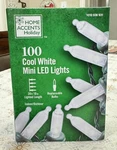 Home Accents 100 Ct Cool White Mini Led Lights Christmas Wedding 28.5 Ft. Fixed Price $15.99.
