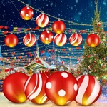 Jetec Pcs 24IN Light Up Pvc Inflatable Christmas Balls Outdoor Decorations. Fixed Price $19.69.