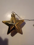 Gold Star Christmas Ornament Holiday Plastic. Fixed Price $15.08.