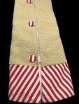 Nwt Burlap Red White Striped 48" Christmas Tree Skirt Farmhouse Ashland. Fixed Price $25.00.