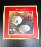 Spode Christmas Tree Dip Bowls "naughty" & "nice" New Set Of 2. Fixed Price $14.99.