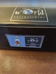 Rare Glitterazzi Joy To The World Snowman Glass Christmas Ornament New In Box. Fixed Price $29.00.