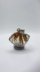 Golden Needle Crystal Pendant Sterling Silver Natural Rutilated Gemstone. Fixed Price $90.00.