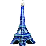 Joy The World French Eiffel Tower At Night Polish Glass Christmas Ornament. Fixed Price $59.98.