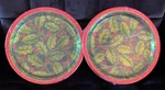 Amscan Holly Elegance 16 Christmas 10 1/2 Paper Plates Sets Of 8 New Sealed. Fixed Price $6.99.