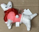 2023 Target Wondershop Christmas Tree Ornament Fabric Cat With Scarf / Sweater. Fixed Price $12.99.