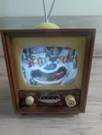 Roman Retro Tv Musical Box Christmas Train Scene Works! Songs. Fixed Price $64.79.