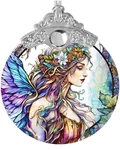 Jocidea Fairy Stained Glass Christmas Tree Ornament Holiday Home Decor. Fixed Price $22.46.