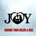 Joy Nativity Sticker Christian Christmas Vinyl Decal Car Truck Window Decor. Fixed Price $5.29.