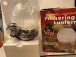 Paradise Rust Colored Battery Operated Flickering Lantern For Patio Umbrella. Fixed Price $14.99.