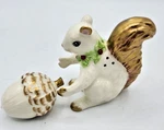 Cosmos Christmas Squirrel With Acorn Salt And Pepper Shaker Set Ceramic. Fixed Price $18.45.